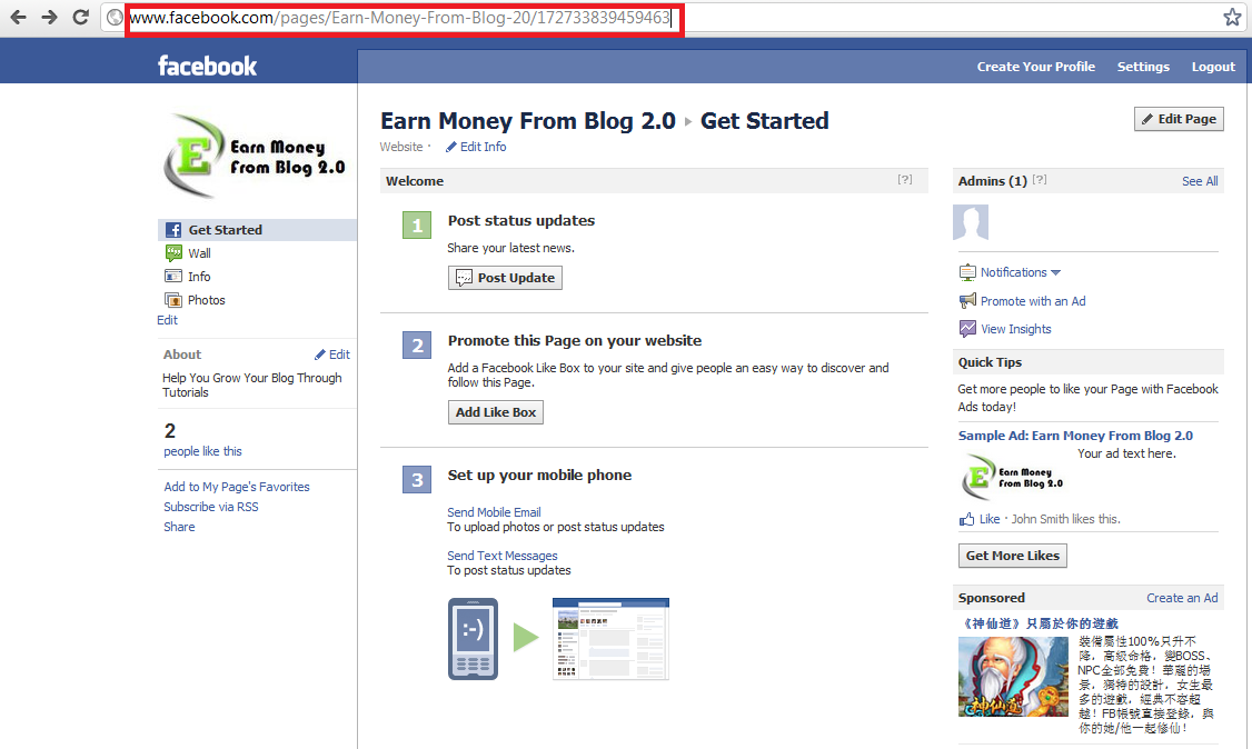 facebook login welcome. The URL of your Facebook Fan Page is the one after your Login to your 