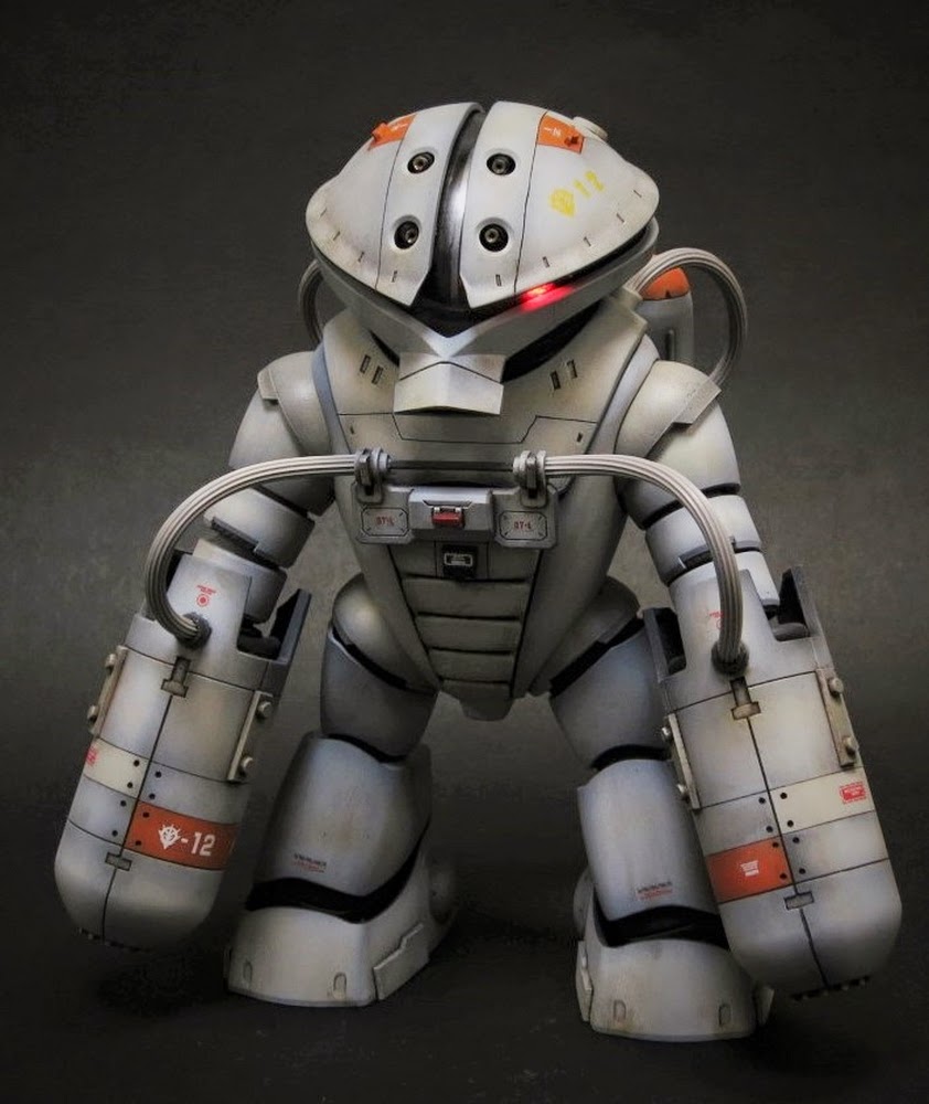 Custom Build: HGUC 1/144 Acguy with LED "The deep-sea Acguy" - Gundam