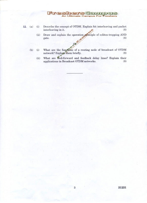 EC1401- Optical Communication and Networks EC1401- Optical Communication and Networks