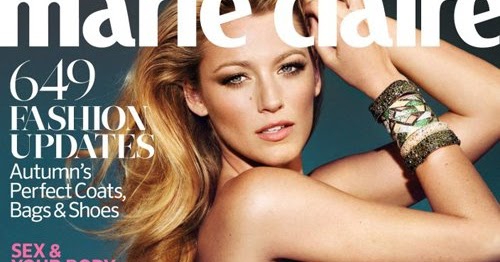 DIARY OF A CLOTHESHORSE: BLAKE LIVELY COVERS MARIE CLAIRE ...