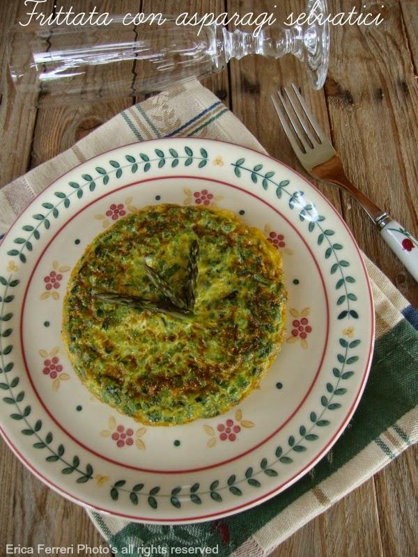 Ricetta frittata con asparagi selvatici