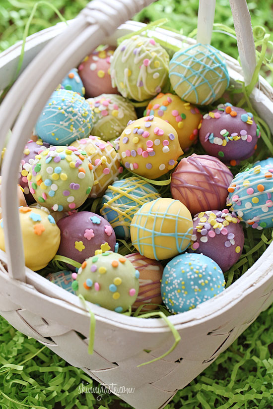 #Recipes: Skinny Easter Egg Cake Balls