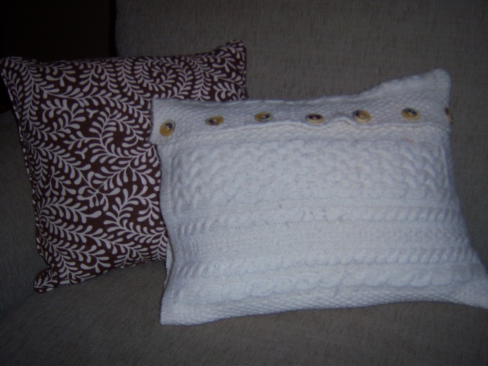 Irish Garden House Sweater Pillows