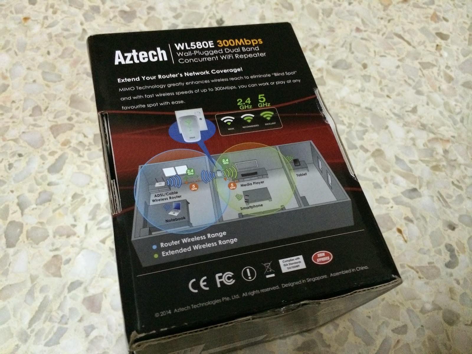 Unboxing & Review: Aztech WL580E Repeater 68