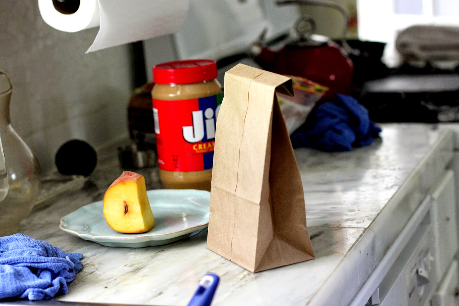 Somehow We Manage Brown Bag Popcorn No Oil Required