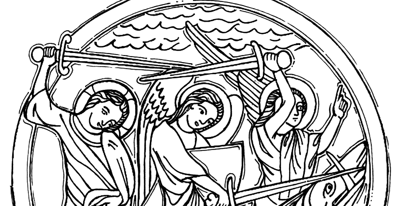 The Holy Trinity Battle the Behemoth and Leviathan | Color The Bible