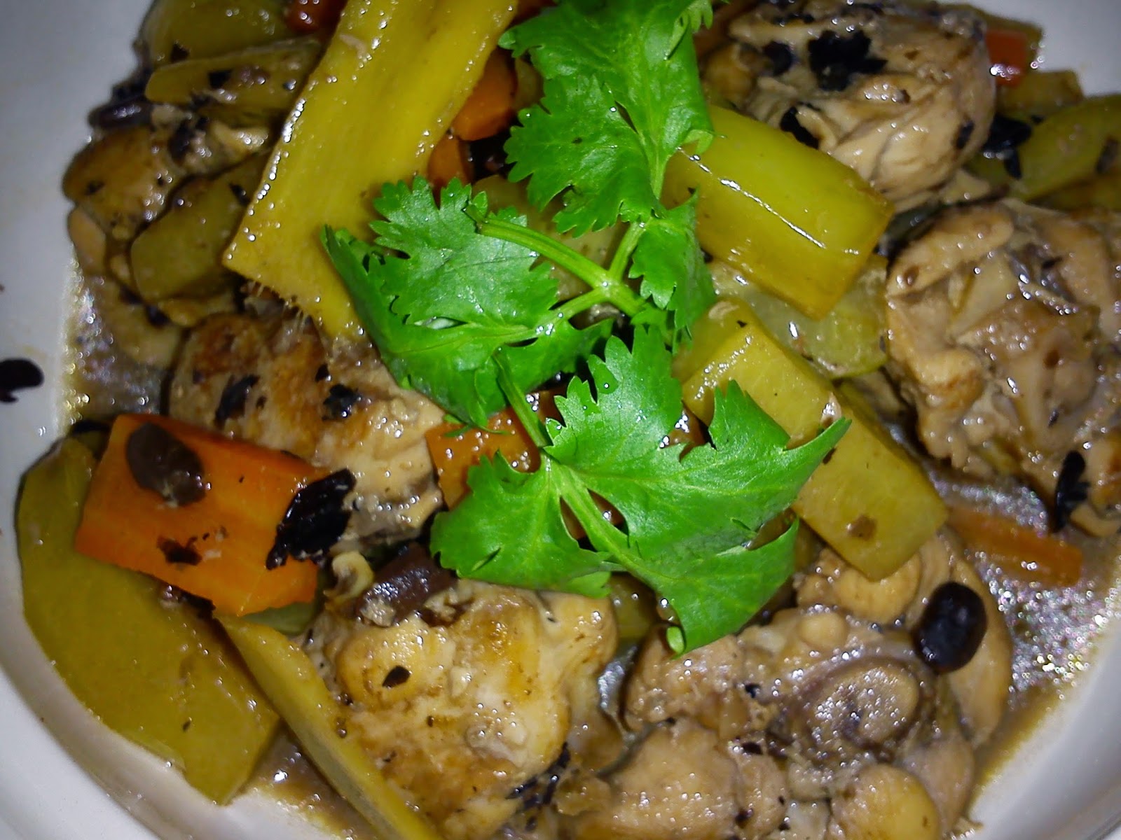 Cooking Pleasure Braised Bitter Gourd With Chicken