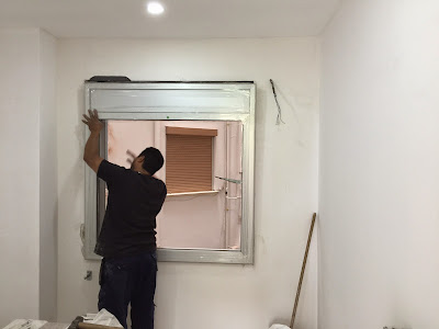 Instalación ventana aluminio Monoblock