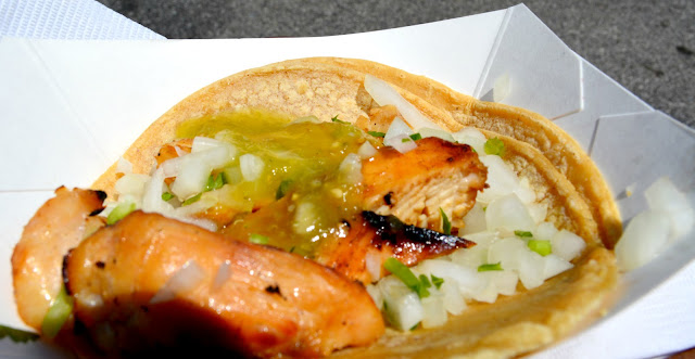 tequila lime chicken taco from carbon at the taste of chicago