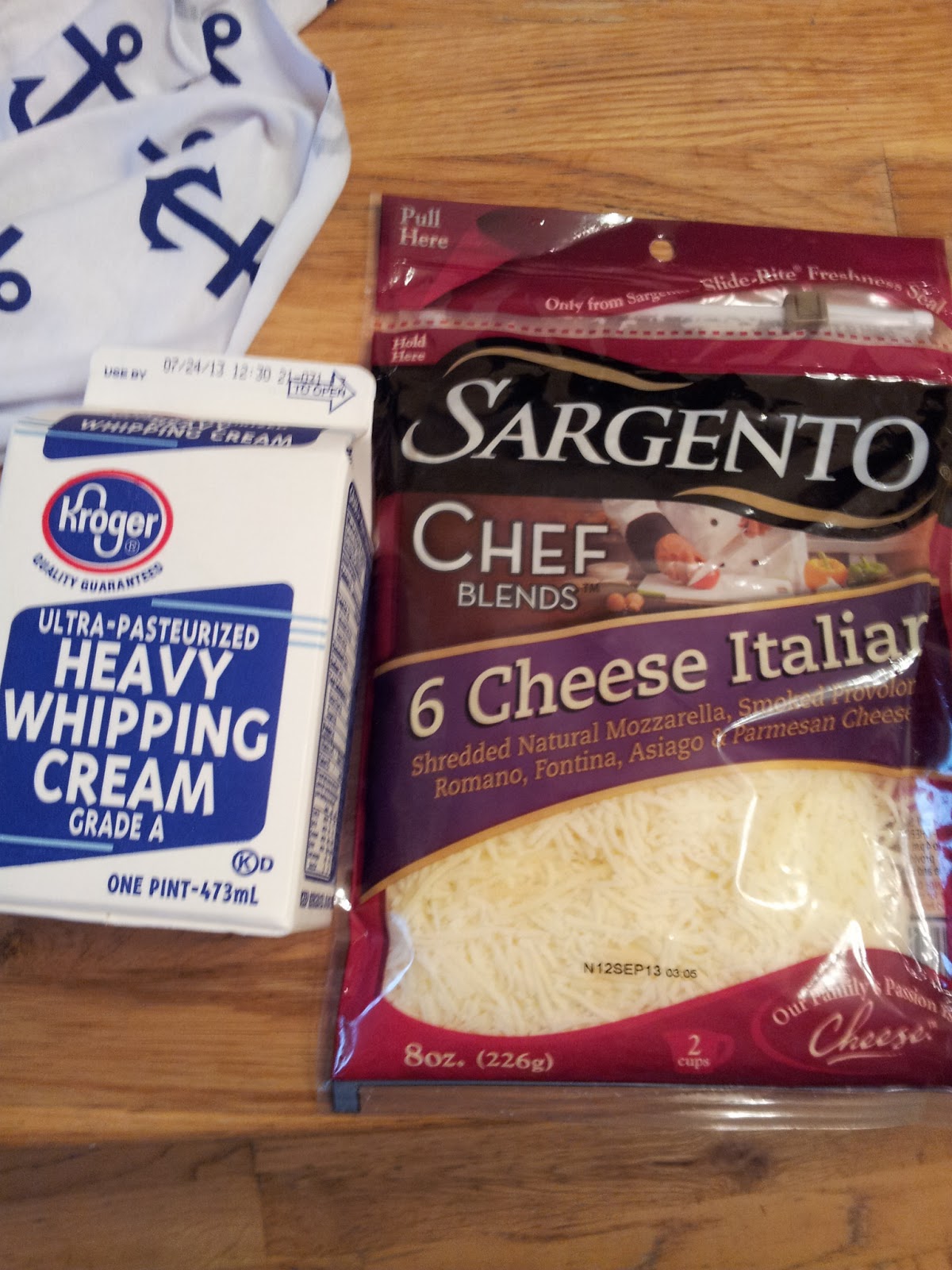 alfredo sauce with heavy cream