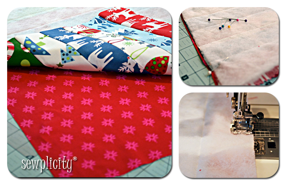 Sewplicity TUTORIAL Quick & Easy, BindingLess Table Runner