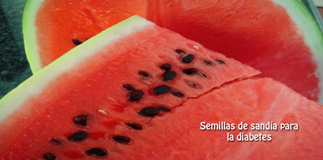 Semillas de sandía para la diabetes  de la belleza femenina