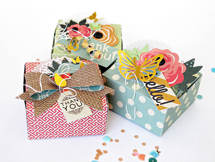 kim watson ★ design ★ papercraft How to make pretty paper gift boxes
