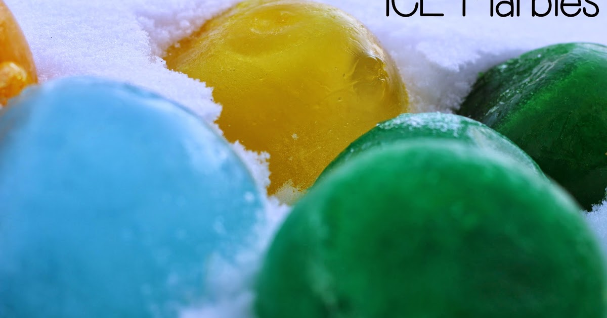 Mom Mart How to make ICE Marbles A hands on activity for children 