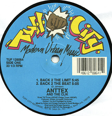Anttex & The Clik ‎– Back 2 The Limit (VLS) (1990) (320 kbps)