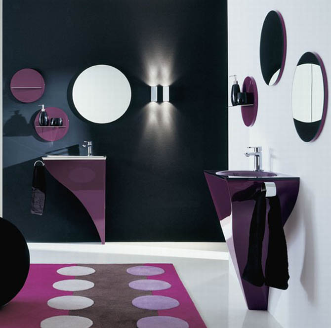 ultra modern luxury bathroom furniture set