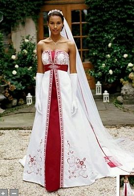 Muyameno Com Vestidos De Novia Blanco Y Rojo Parte 5