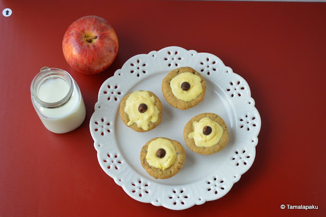 Eggless Chocolate Chip Cookie Cups