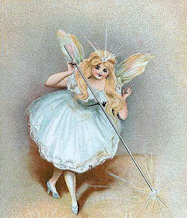 free antique fairy clipart