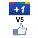 Google+1 VS Facebook Google+1 VS Facebook