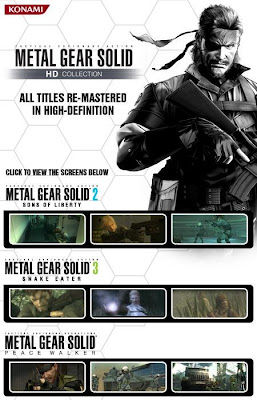 Metal Gear Solid HD Collection PlayStation 3 Box Art Cover 