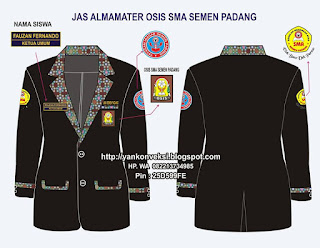 JAKET ALMAMATER OSIS SMA SMA SEMEN PADANG