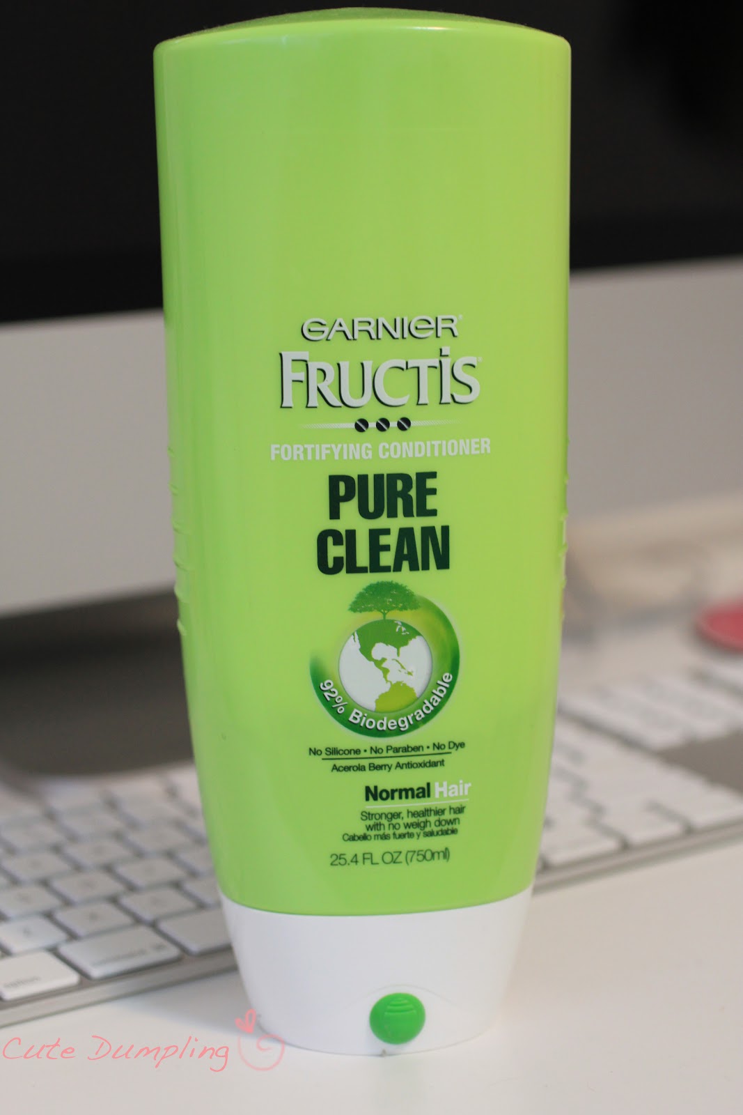 Cute Dumpling REVIEW Garnier Fructis Fortifying Conditioner Pure Clean
