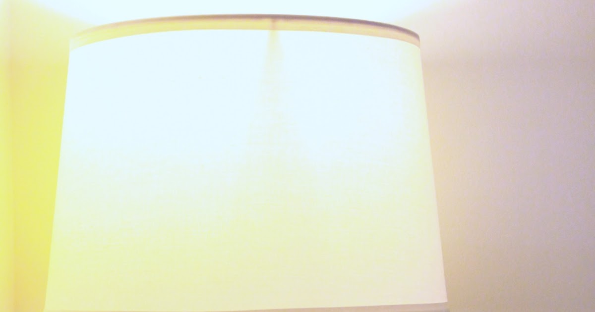 Sewing our Sanity Spray painted glass lamp