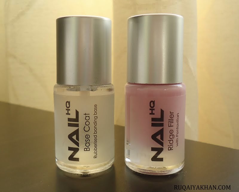 Ruqaiya Khan Nail HQ Base Coat and Ridge Filler Review