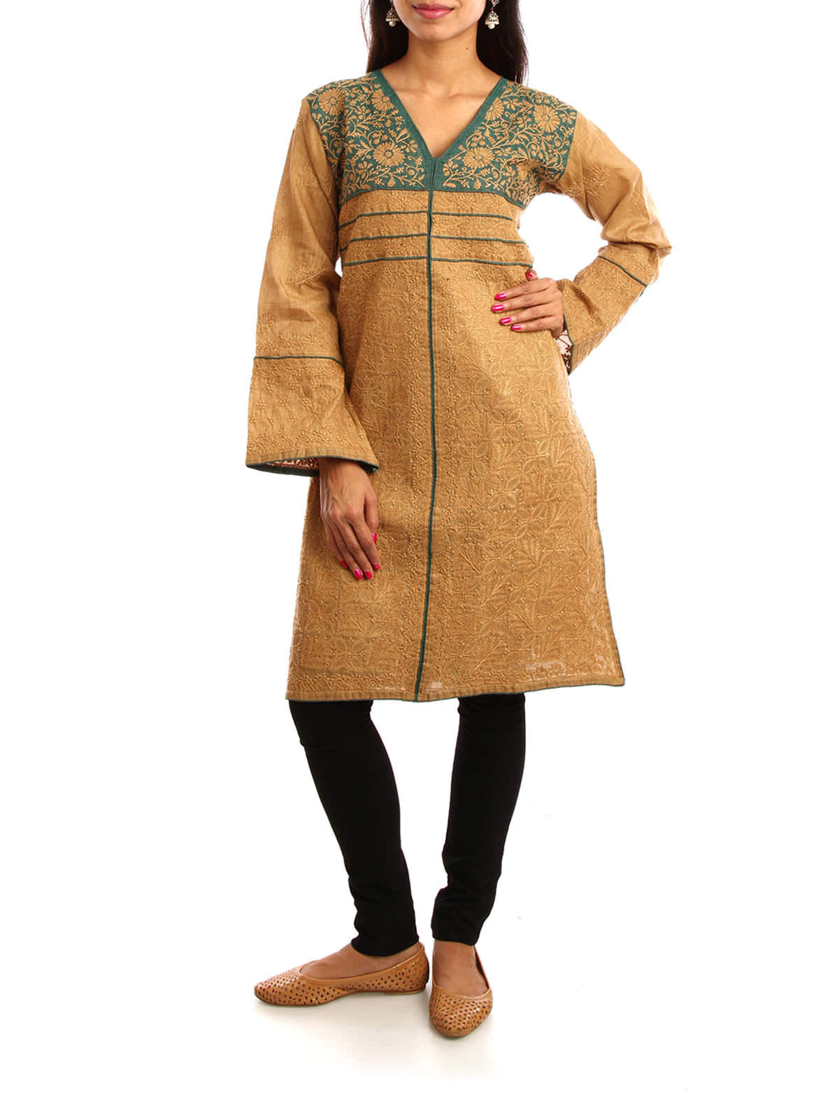 Lucknowi Chikan Designer Lucknowi Chikan Kurti