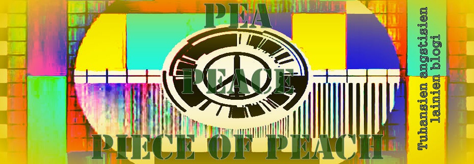 Pea, peace, piece of peach