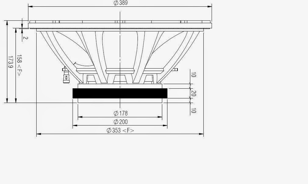 diameter speaker 15 inch