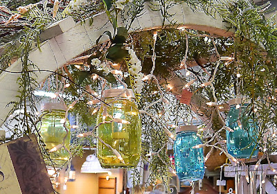 hanging mason jars