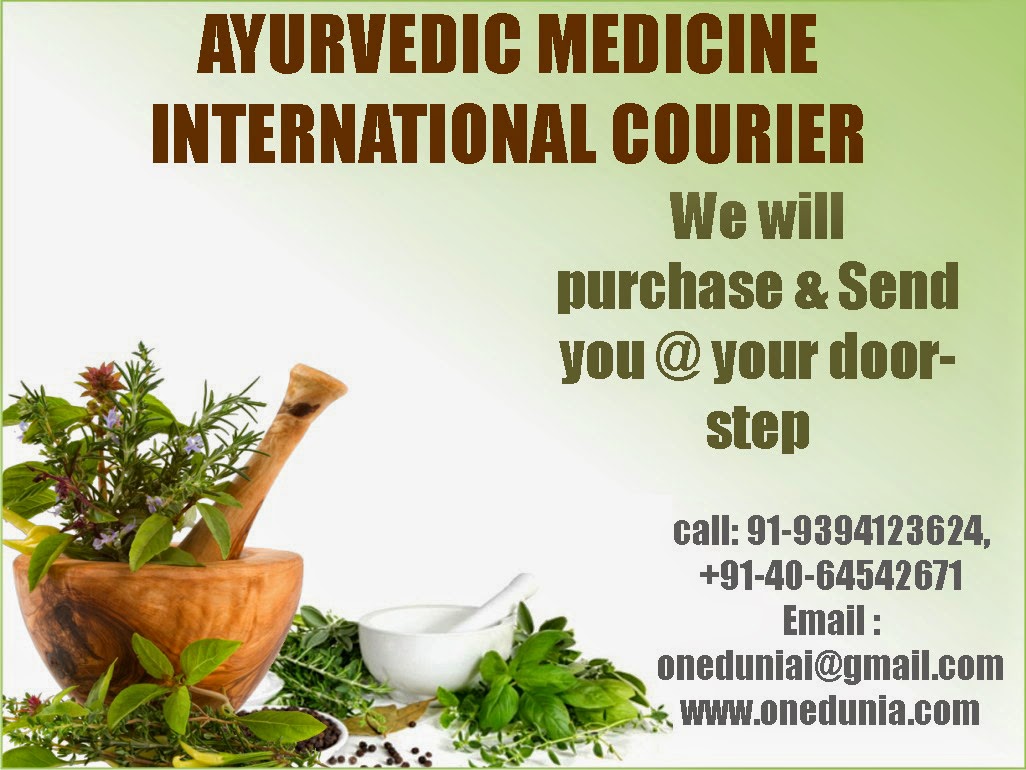 Ayurvedic Medicine Courier to USA UK CANADA