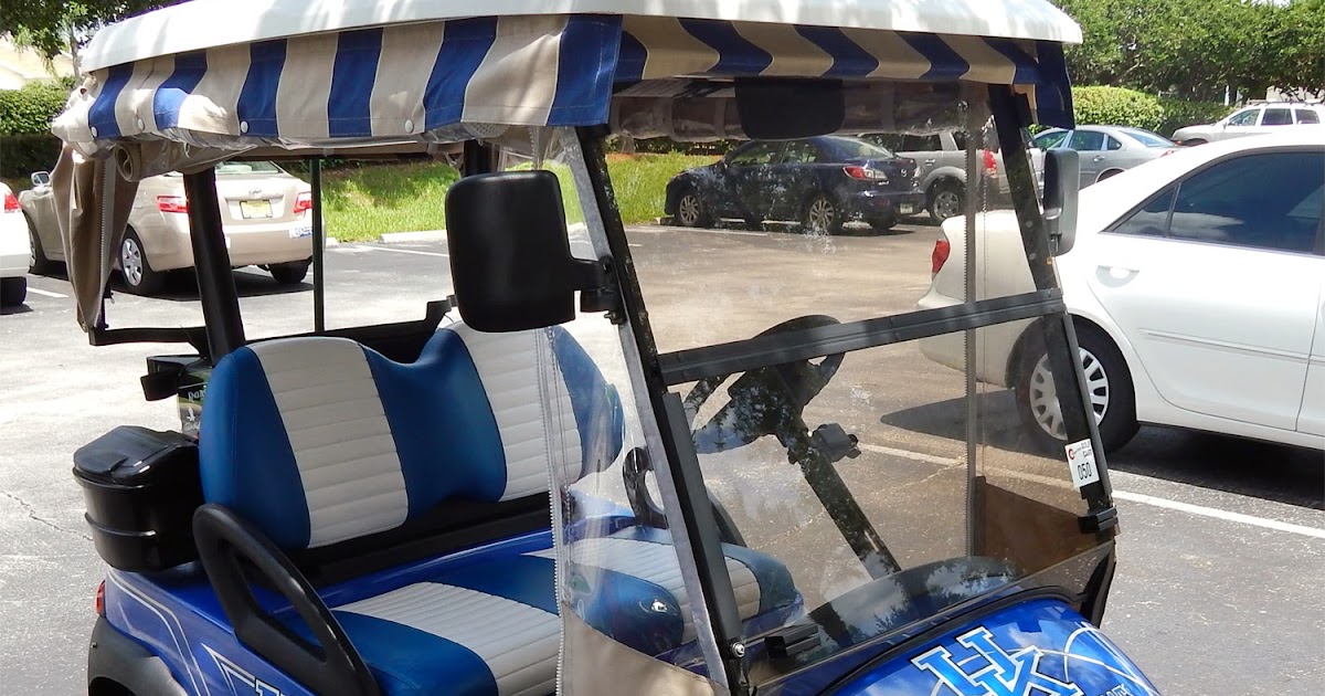 University Of Kentucky i2 Precedent Signature Club Car golf cart, Sun