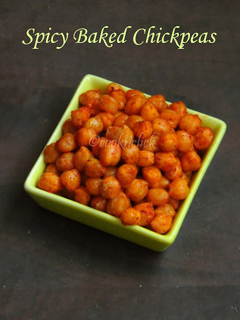 Baked chickpeas, Spiced baked chickpeas
