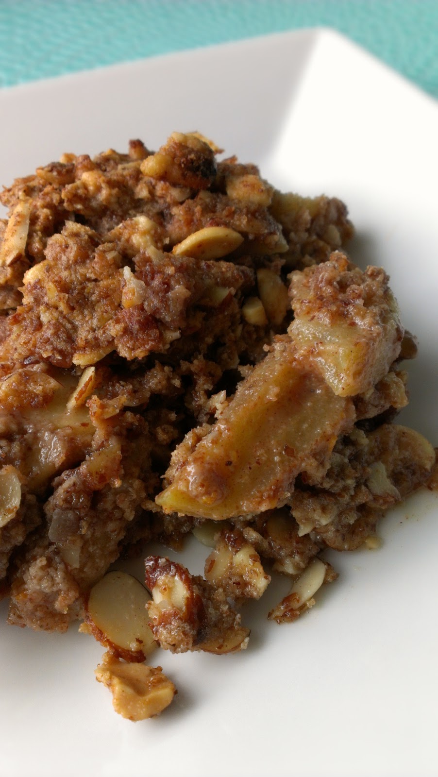 The Girl Cooks Clean Apple Granola Crisp