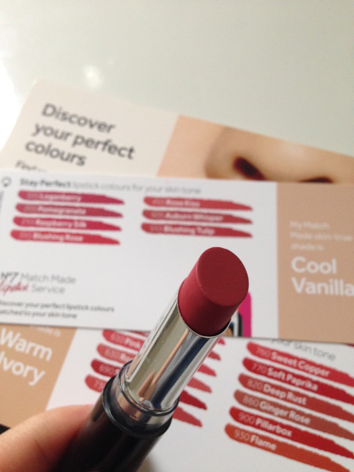 Boots No7 Match Made Lipstick Service TaDah