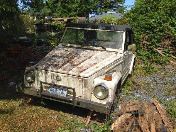 Restoration Project Cars: 1973 VW Thing Project