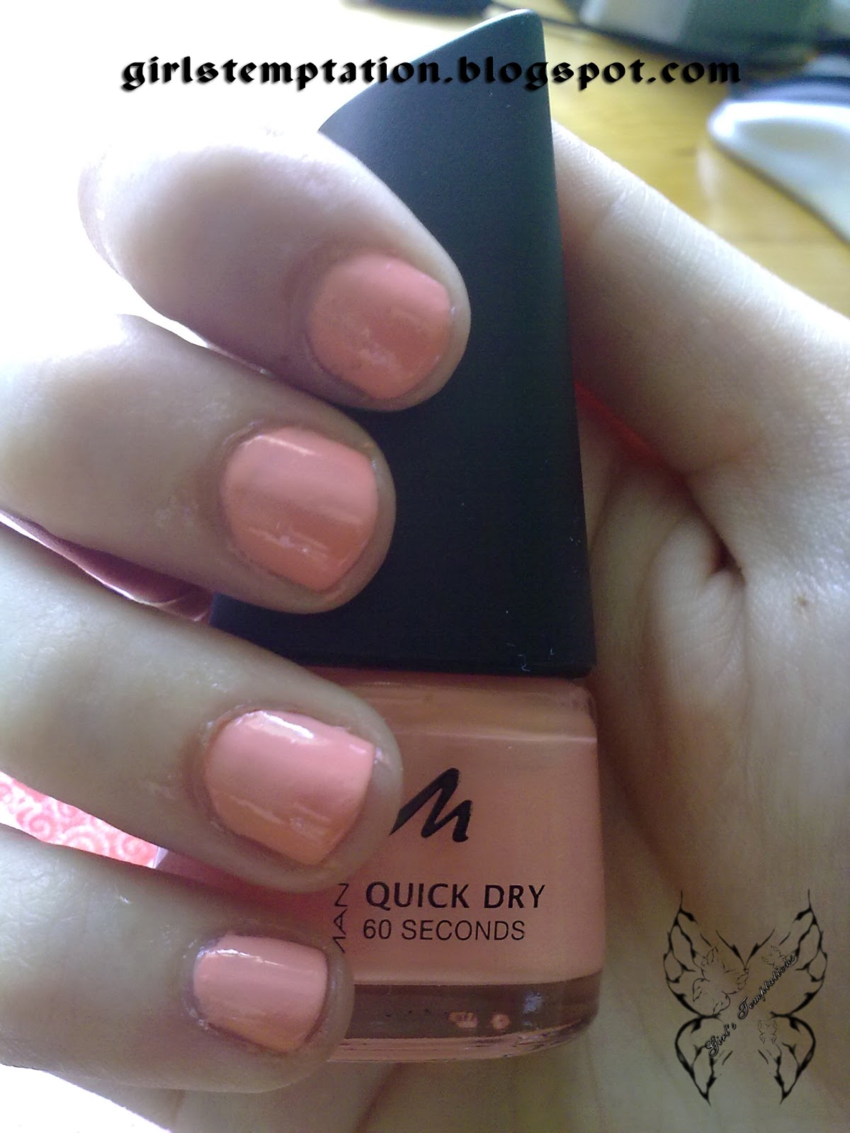 Summer nails with Manhattan 