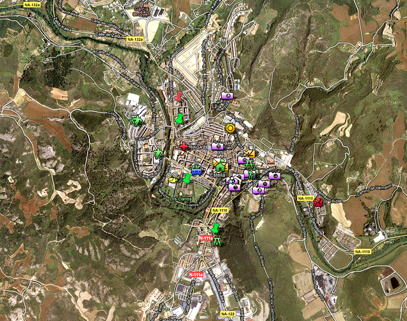 Estella Lizarra Ciudad Medieval. Descubrelá 14 Mapas de Estella