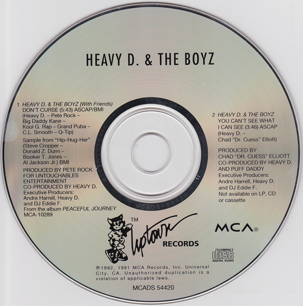 Heavy D & The Boyz – Don’t Curse (CDS) (1992) (320 kbps)