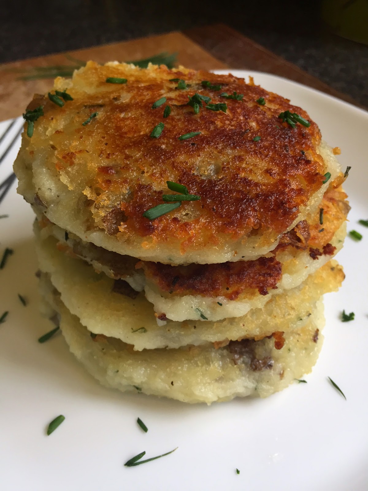 Vegan Crunk Mashed Potato Pancakes!