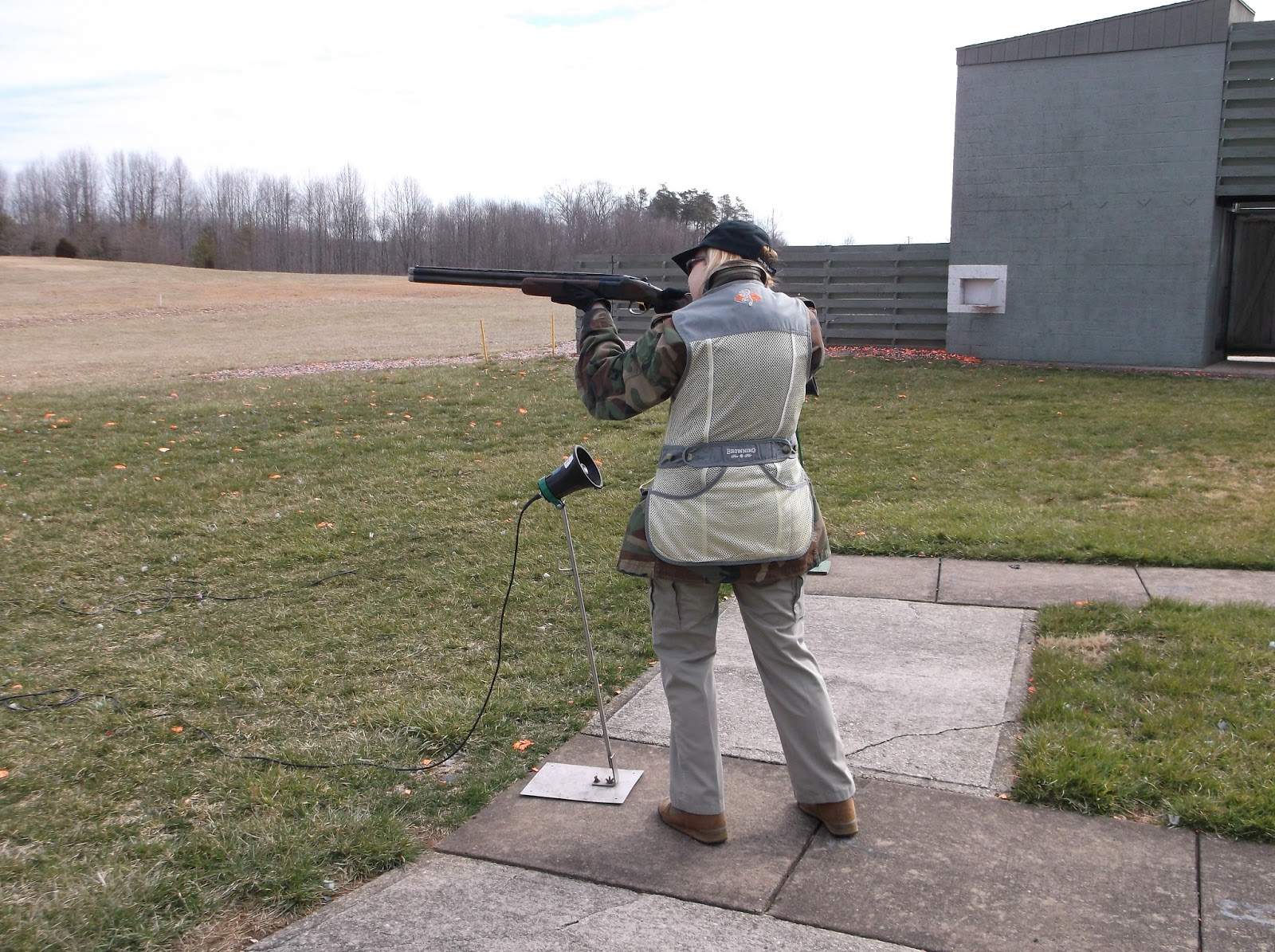 She Hunts She Shoots Trap Shooting practice