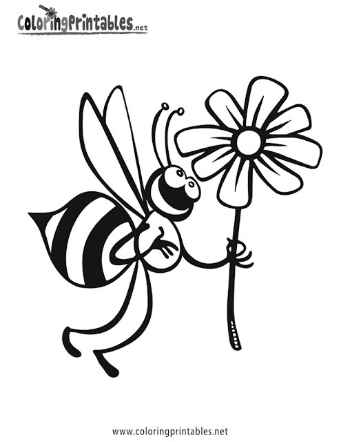 Bee Coloring Pages Bee Coloring Pages