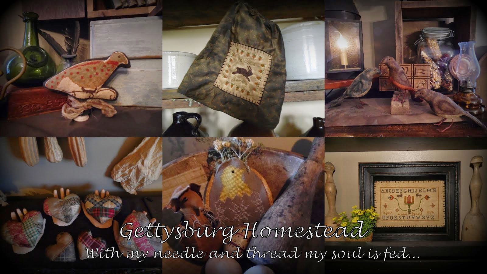 Gettysburg Homestead FREE Cross Stitch Pattern