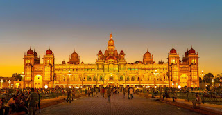 Mysore Palace is the second-most famous attraction in India built in the 20th century also known as Amba Vilas Palace Mysore Palace , Mysore