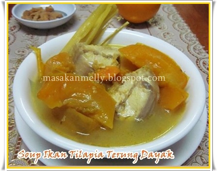 Masakan Melly Sup Ikan Tilapia Terung Dayak
