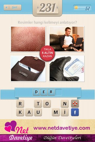 resimli kelime bulmaca cevaplari