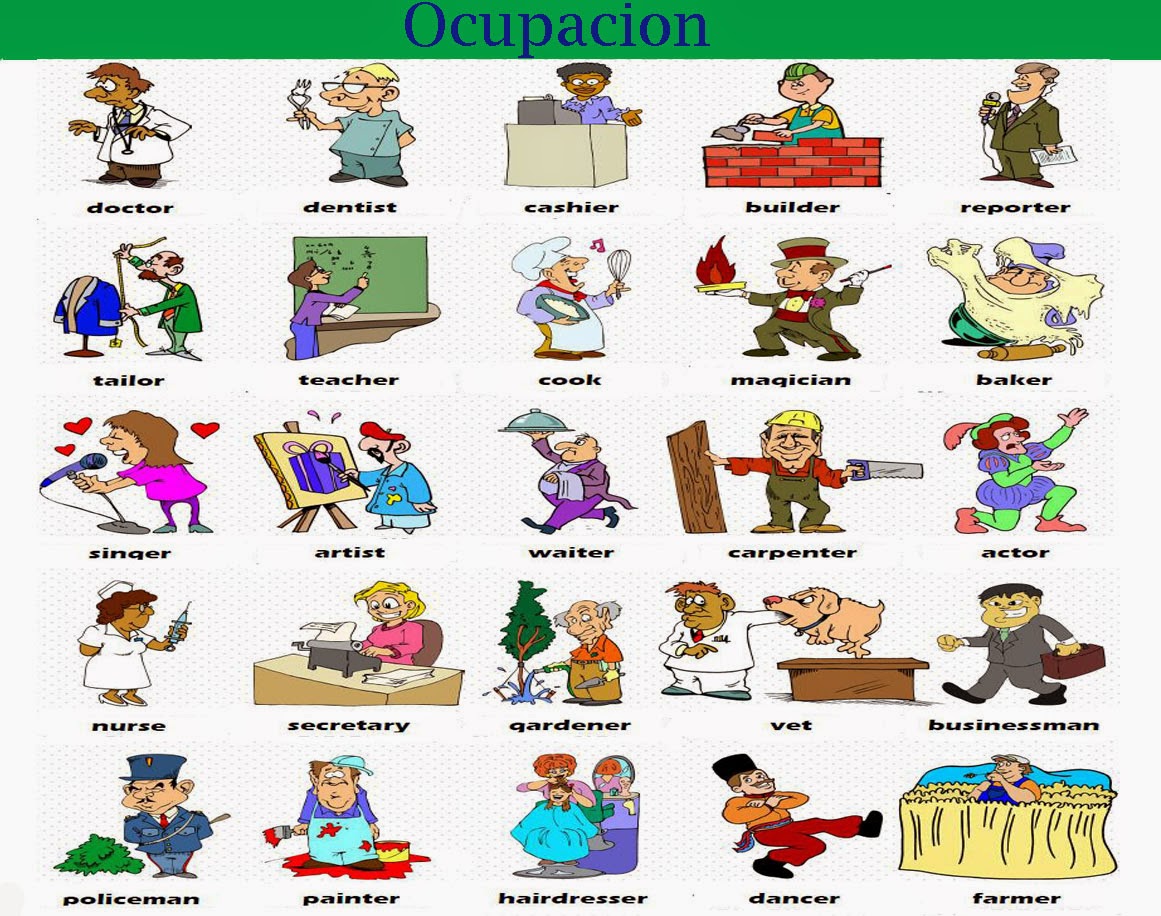 curso de ingles Ocupaciones